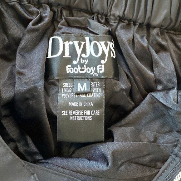 Men's FootJoy DryJoys Golf Rainwear Pants Waterproof Windproof, Size M, Like New - Picture 5 of 6